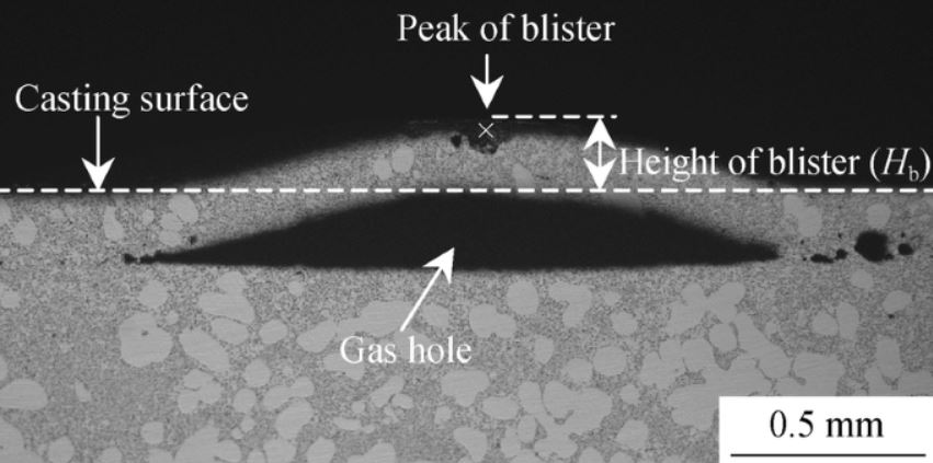 figure 2 typical diagram of blister defect